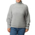 Maglione a collo alto grigio da donna Swish Jeans, Abbigliamento Donna, SKU c811000227, Immagine 0